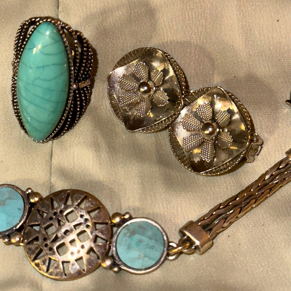 Boho Turquoise And Silver Bundle - image 4